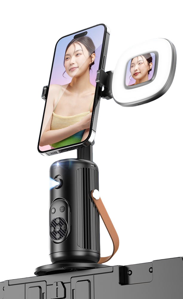 Q04 AI-Powered Anti-Shake 360° Face Tracking Gimbal Stabilizer